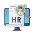 Employee search. Human resources. Concept web page, banner, presentation, social media. Royalty Free Stock Photo